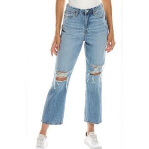 Blank NYC The Baxter ribcage straight distressed knee jeans 28
